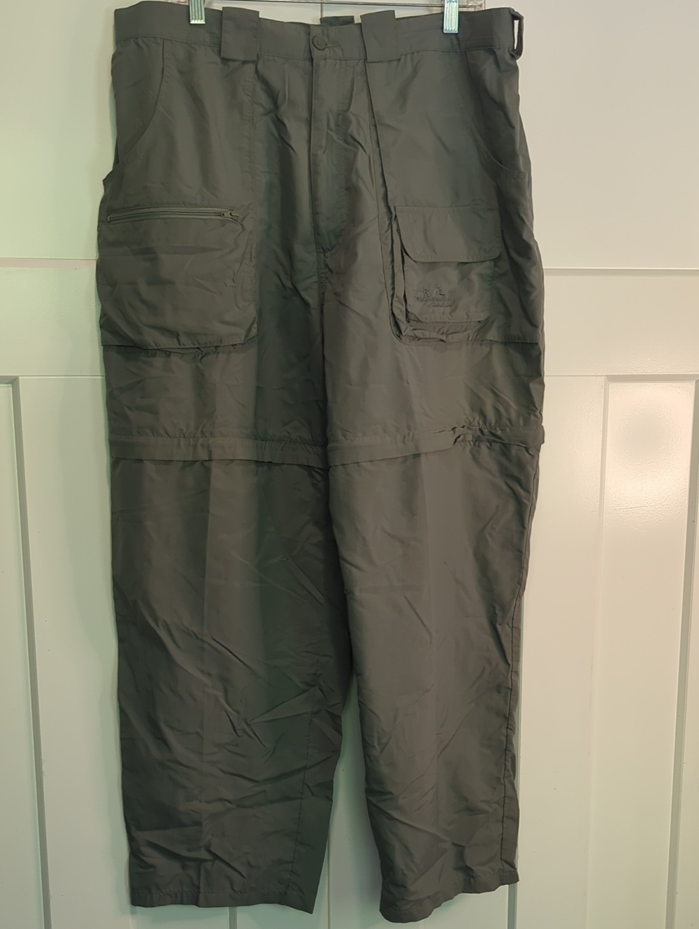 Cabela's Men's Olive Green Convertible Hiking Pants Size XL